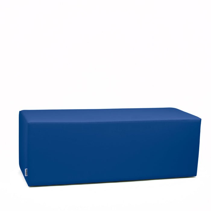Avalon Pouf Rigido Rettangolo Similpelle Mamba Trendy Classe 1-IM Ignifugo per Interno ed Esterno. Dim: Larg. 120 cm X Prof. 45 cm X Alt. 43 cm