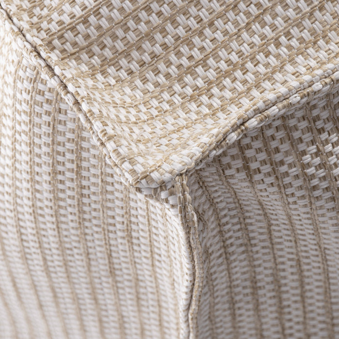 Pouf Deluz per esterno in tessuto Funny dim: 98x98x40 cm
