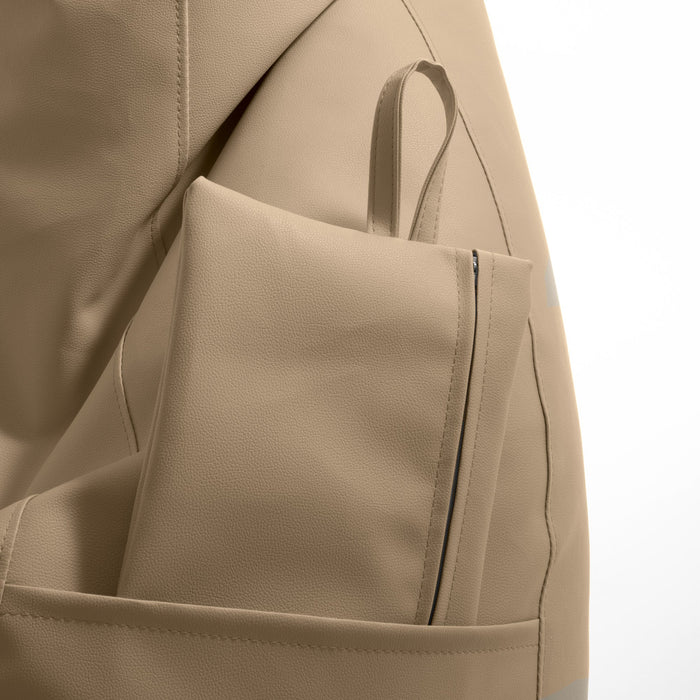 Avalon Pouf Poltrona Sacco Pera in Finta pelle Jazz di Dim. 70x130cm Made in Italy + Pochette Omaggio