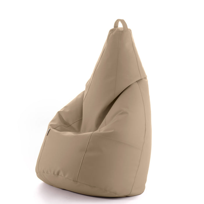 Avalon Pouf Poltrona Sacco Pera in Finta pelle Jazz di Dim. 70x130cm Made in Italy + Pochette Omaggio