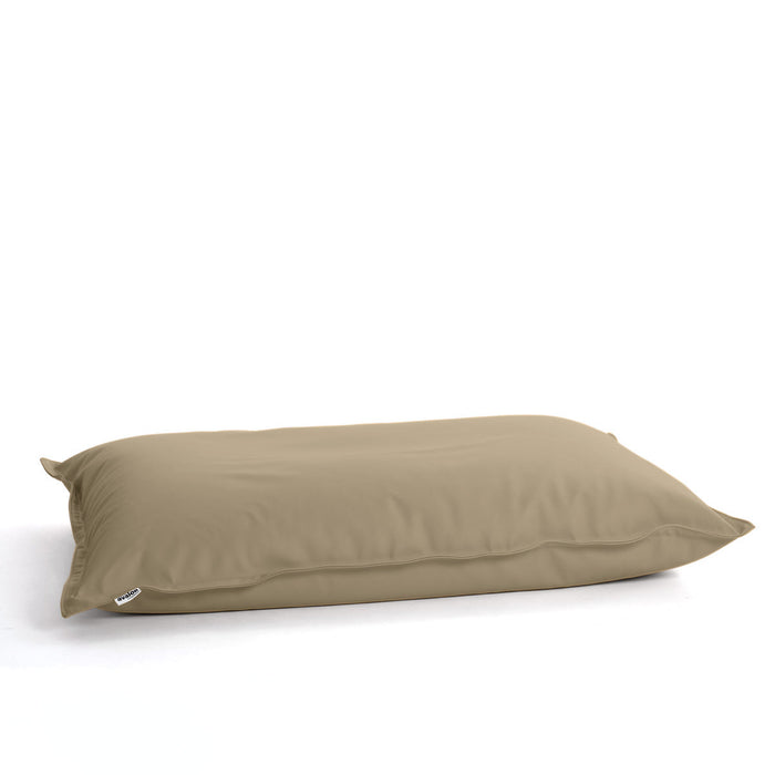 Pouf Poltrona Cuscino Thin medio in finta pelle antimacchia Mamba per esterno dim.90x135 cm