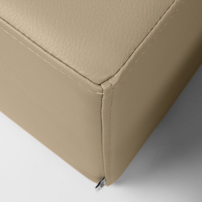 Avalon Tavolino Pouf Cubo rigido in Similpelle Mamba Trendy Classe 1-IM Ignifugo per Interno ed Esterno. Dim: Larg 45cm X Prof 45cm X Alt 40 Cm