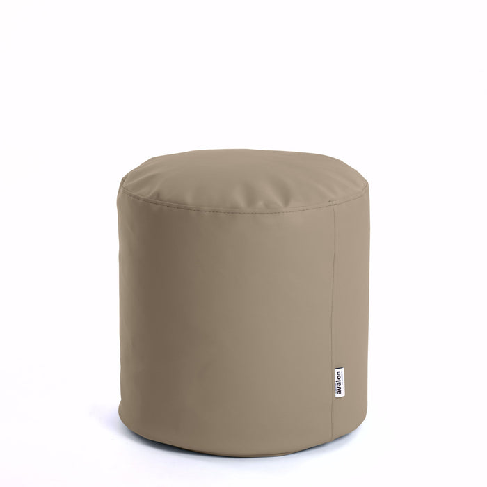 Avalon Pouf Cilindro Jazz Similpelle Diam. 45 cm, Alt. 45 cm