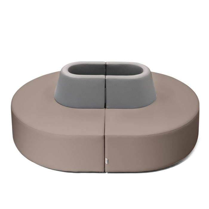 Pouf Magnetica Avalon in Ecopelle Mamba Trendy Classe 1-IM Ignifugo per Interno ed Esterno. Dim: Larg. 150 cm X Prof. 100 X H70 cm