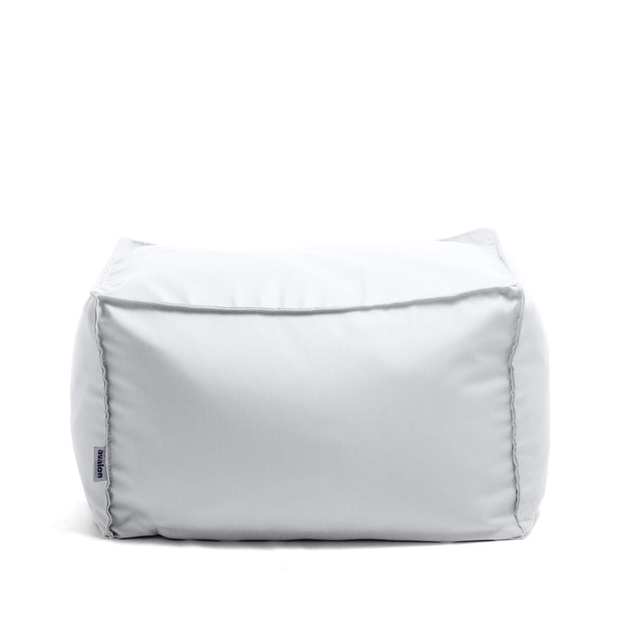 Pouf Badd  Avalon in tessuto Tropical per esterno. Dim: 45x60x38 cm