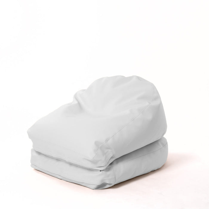 Avalon Pouf Poltrona/Letto Double Mamba in ecopelle Imbottito Made in Italy dim:  95X75 cm