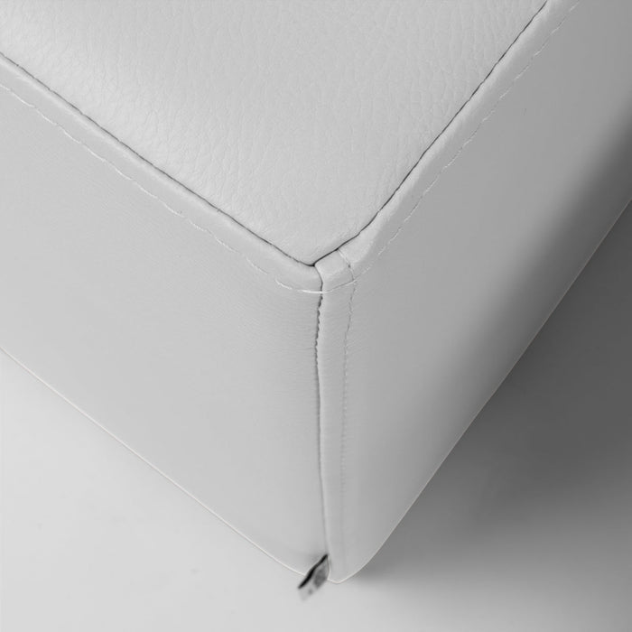Avalon Tavolino Pouf Cubo rigido in Similpelle Mamba Trendy Classe 1-IM Ignifugo per Interno ed Esterno. Dim: Larg 45cm X Prof 45cm X Alt 40 Cm