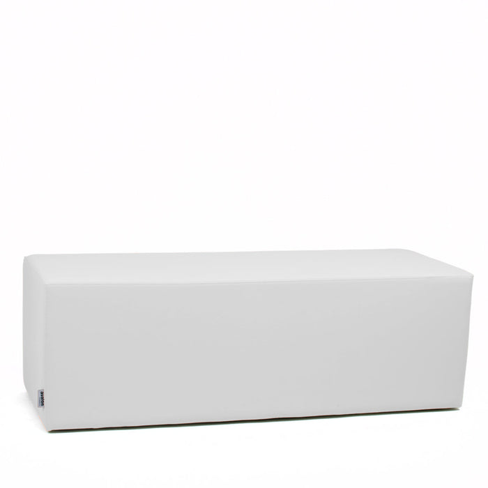 Avalon Pouf Rigido Rettangolo Similpelle Mamba Trendy Classe 1-IM Ignifugo per Interno ed Esterno. Dim: Larg. 150 cm X Prof. 45 cm X Alt. 43 cm