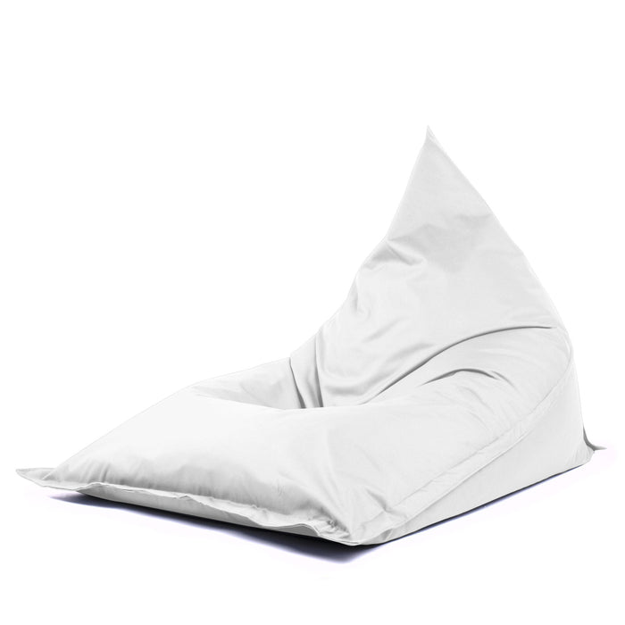 Pouf Shongo grande a forma di triangolo Sfoderabile con sacca interna in tessuto Jive per interno, Antistrappo, Impermeabile, dim: 140x175 cm