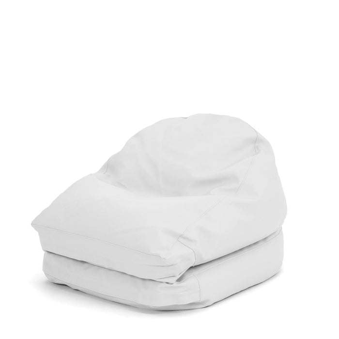 Avalon Pouf Poltrona/Letto Double Jazz in Ecopelle Imbottito Made in Italy dim:  95X75 cm