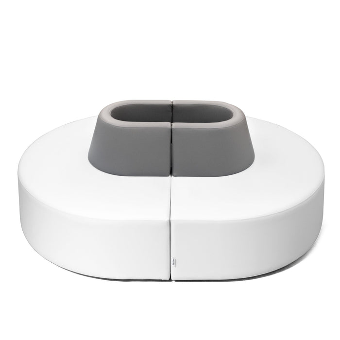 Pouf Magnetica Avalon in Ecopelle Mamba Trendy Classe 1-IM Ignifugo per Interno ed Esterno. Dim: Larg. 150 cm X Prof. 100 X H70 cm