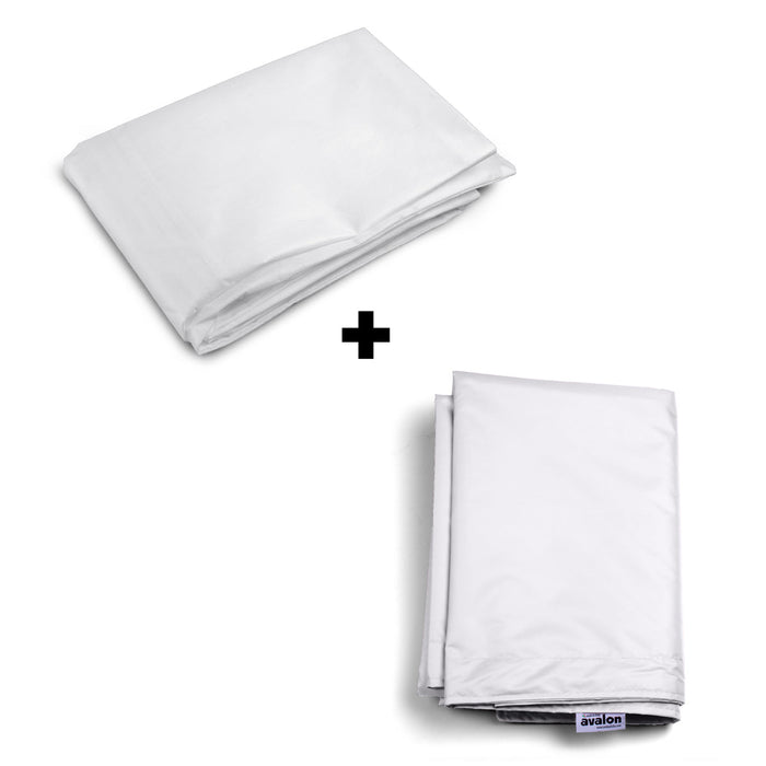 Pouf Cuscino Thin gigante sacca vuota in tessuto antistrappo impermeabile Jive per interno dim.200x140cm