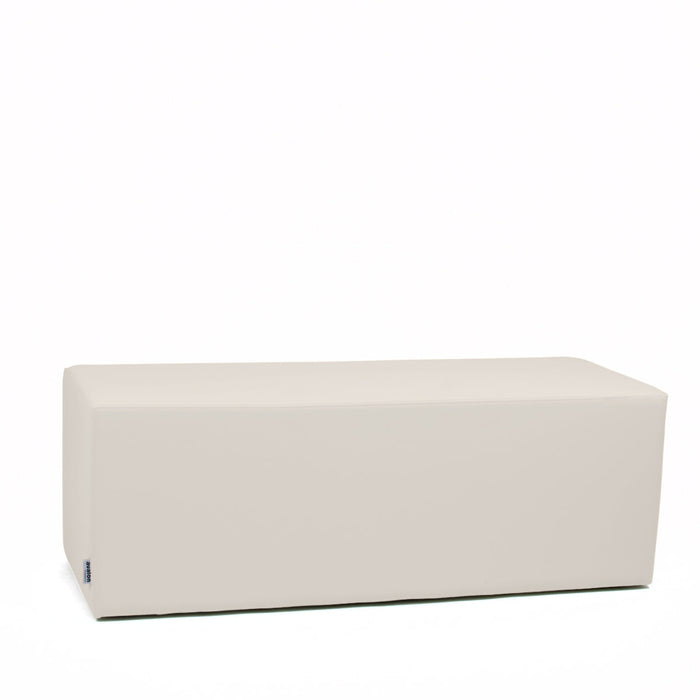 Avalon Pouf Rigido Rettangolo Similpelle Mamba Trendy Classe 1-IM Ignifugo per Interno ed Esterno. Dim: Larg. 120 cm X Prof. 45 cm X Alt. 43 cm