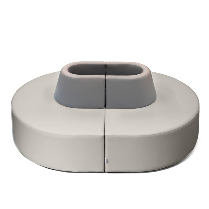 Pouf Magnetica Avalon in Ecopelle Mamba Trendy Classe 1-IM Ignifugo per Interno ed Esterno. Dim: Larg. 150 cm X Prof. 100 X H70 cm