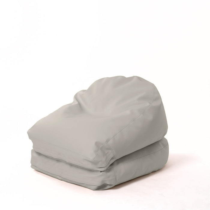 Avalon Pouf Poltrona/Letto Double Mamba in ecopelle Imbottito Made in Italy dim:  95X75 cm