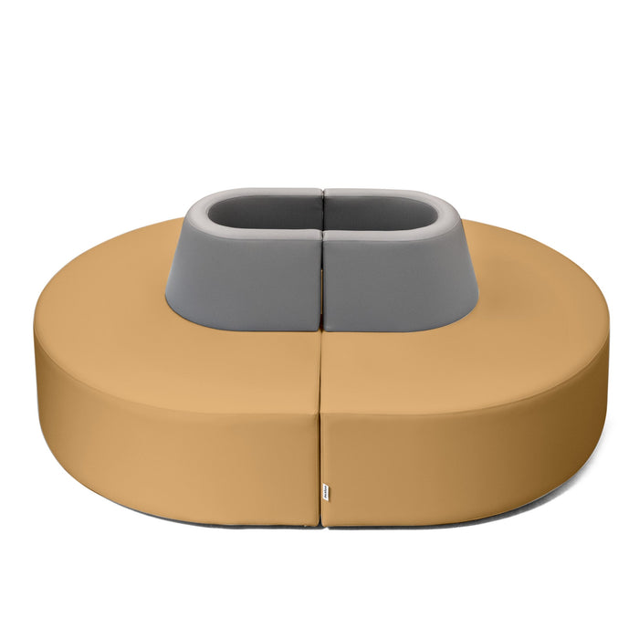 Pouf Magnetica Avalon in Ecopelle Mamba Trendy Classe 1-IM Ignifugo per Interno ed Esterno. Dim: Larg. 150 cm X Prof. 100 X H70 cm