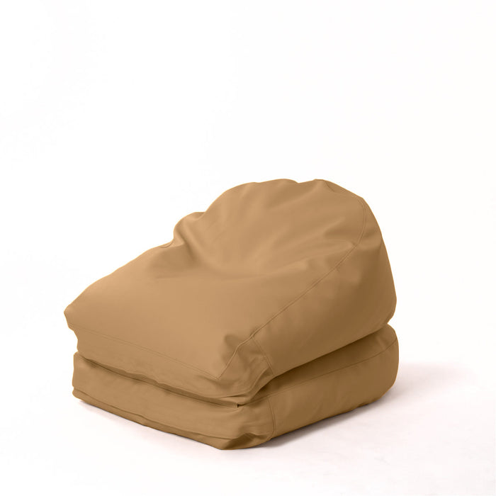Avalon Pouf Poltrona/Letto Double Mamba in ecopelle Imbottito Made in Italy dim:  95X75 cm
