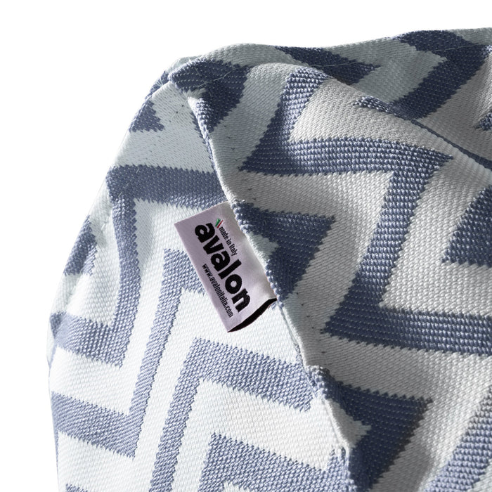 Pouf poltrona 1 posto Deluz per esterno in tessuto Funny dim: 98x98x65 cm