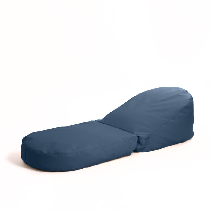 Avalon Pouf Poltrona/Letto Double Mamba in ecopelle Imbottito Made in Italy dim:  95X75 cm