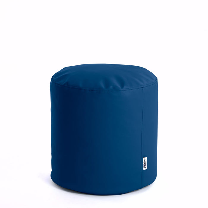 Avalon Pouf Cilindro Jazz Similpelle Diam. 45 cm, Alt. 45 cm