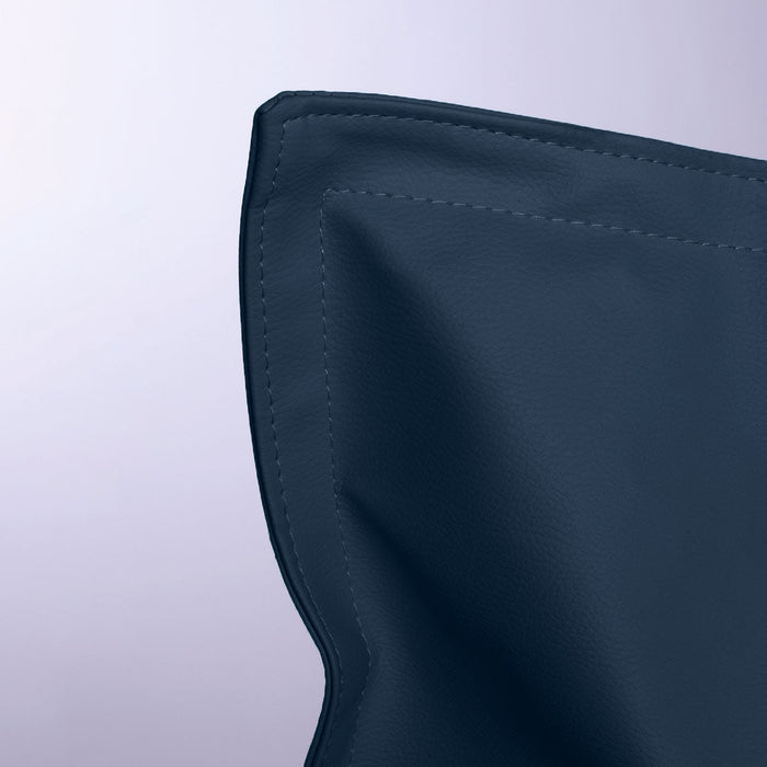 Pouf Poltrona Cuscino Thin medio in finta pelle antimacchia Mamba per esterno dim.90x135 cm