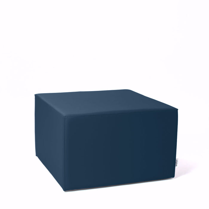 Avalon Pouf Rigido Cubo Similpelle Mamba TrendyClasse 1-IM Ignifugo per Interno ed Esterno. Dim: Larg. 70 cm X Prof. 70 cm X Alt. 43 cm