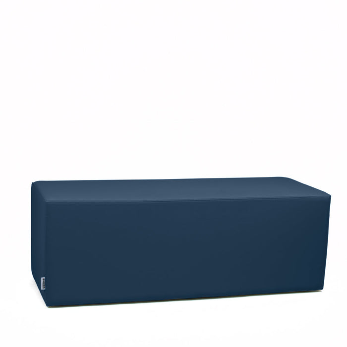 Avalon Pouf Rigido Rettangolo Similpelle Mamba Trendy Classe 1-IM Ignifugo per Interno ed Esterno. Dim: Larg. 120 cm X Prof. 45 cm X Alt. 43 cm