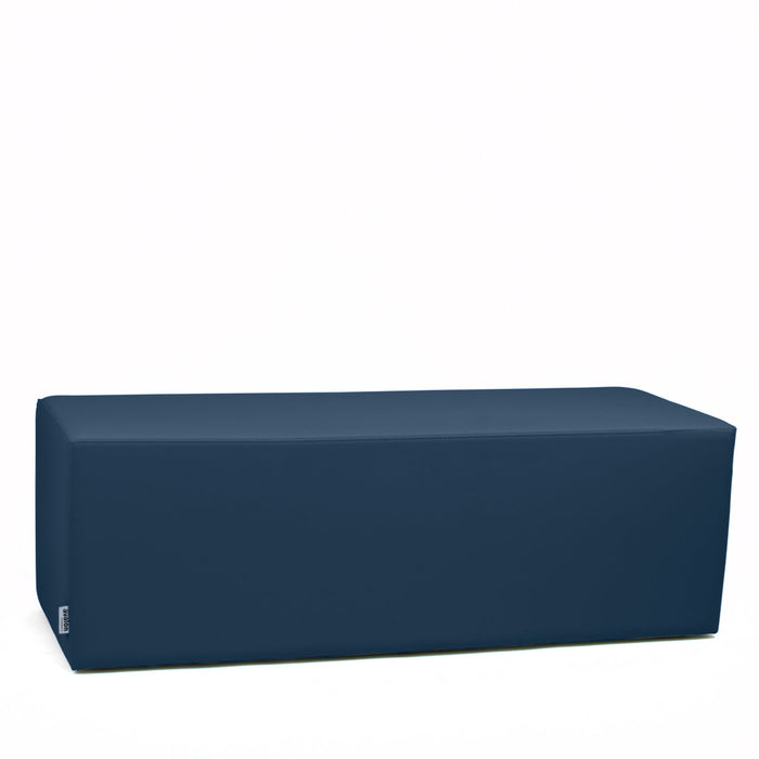 Avalon Pouf Rigido Rettangolo Similpelle Mamba Trendy Classe 1-IM Ignifugo per Interno ed Esterno. Dim: Larg. 150 cm X Prof. 45 cm X Alt. 43 cm