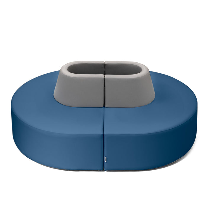 Pouf Magnetica Avalon in Ecopelle Mamba Trendy Classe 1-IM Ignifugo per Interno ed Esterno. Dim: Larg. 150 cm X Prof. 100 X H70 cm