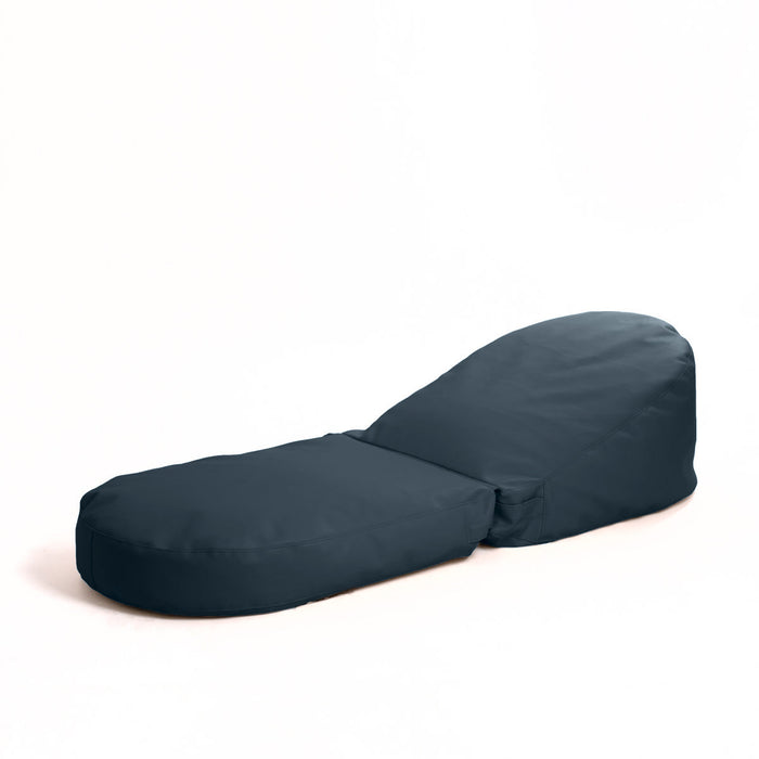Avalon Pouf Poltrona/Letto Double Mamba in ecopelle Imbottito Made in Italy dim:  95X75 cm