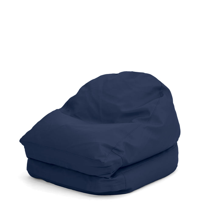 Avalon Pouf Poltrona/Letto Double Jazz in Ecopelle Imbottito Made in Italy dim:  95X75 cm