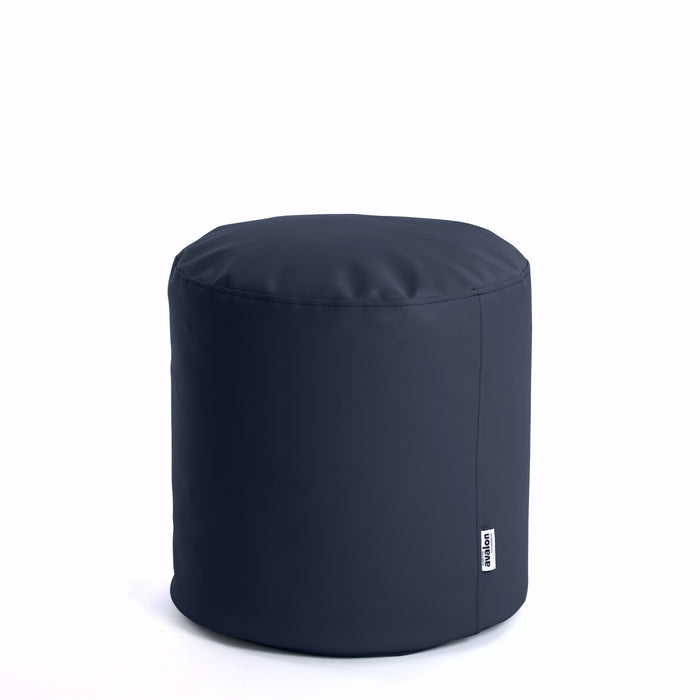 Avalon Pouf Cilindro Jazz Similpelle Diam. 45 cm, Alt. 45 cm
