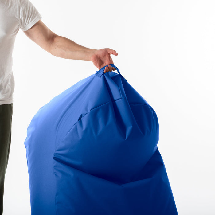 Pouf poltrona Arko Avalon in tessuto poliestere Jive Per Interno, Sfoderabile con Sacca Interna,  Dim. 80x100 cm