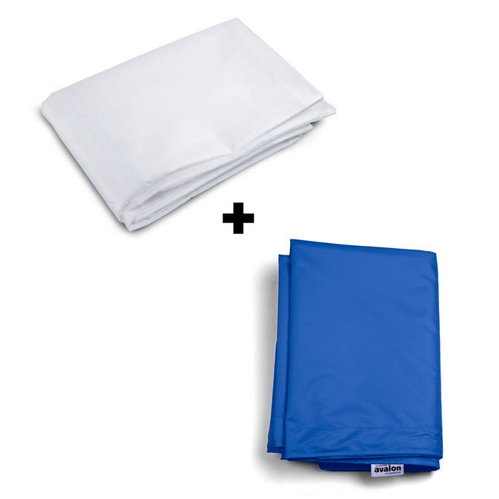 Pouf Cuscino Thin gigante sacca vuota in tessuto antistrappo impermeabile Jive per interno dim.200x140cm