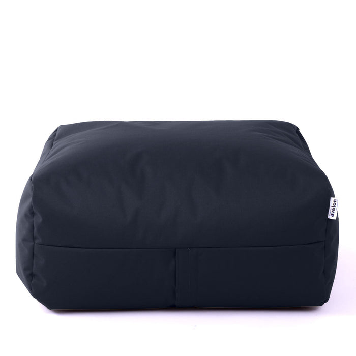 Pouf morbido Grande Quadrato Gaia in tessuto Samba per esterno dim 80x80x30 cm