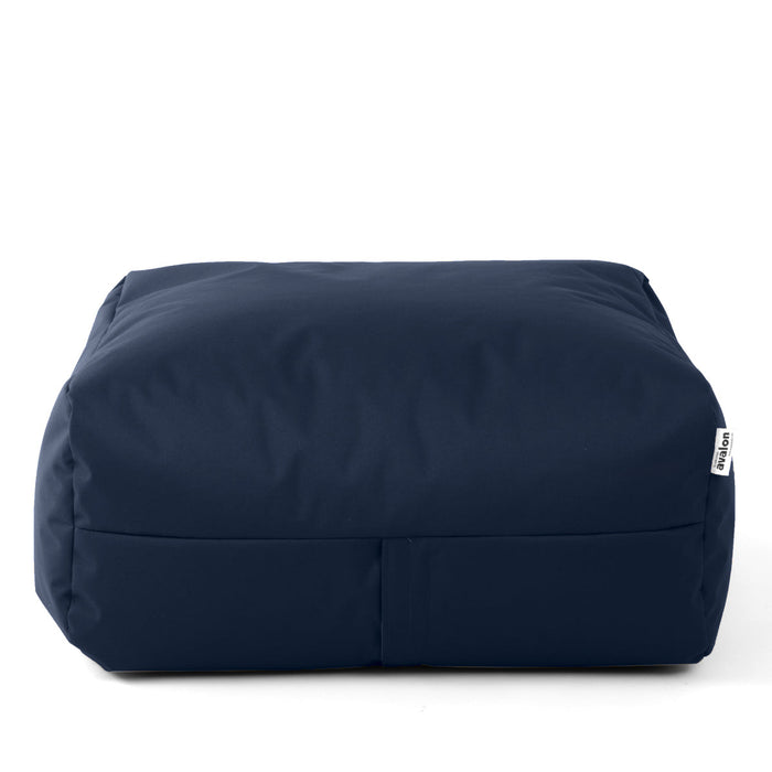 Pouf morbido Grande Quadrato Gaia in tessuto Jive per interno dim 80x80x30 cm