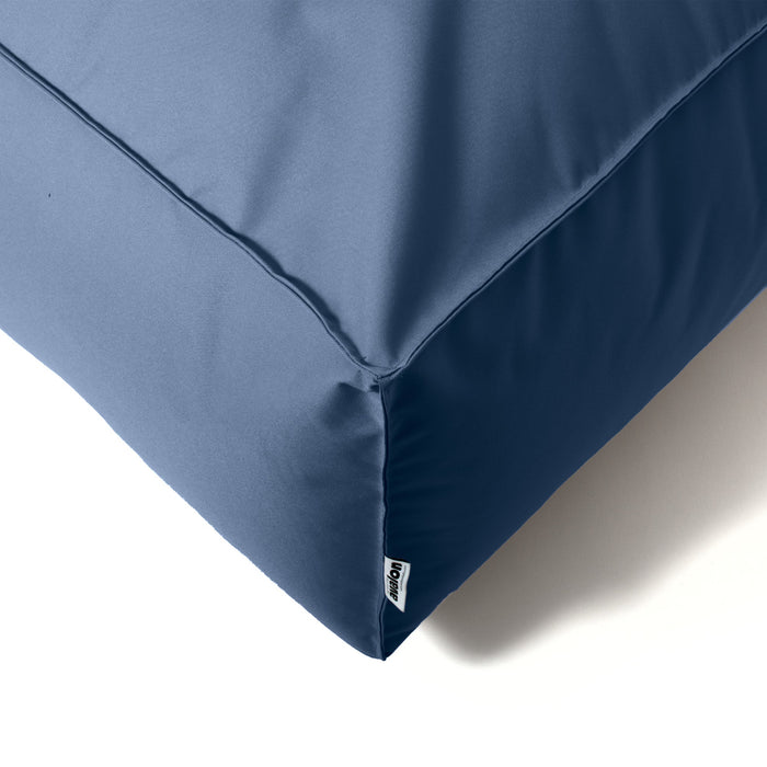 Pouf Lettino Isola Avalon per esterno in tessuto poliestere Samba con sacca interna sfoderabile Dim: 200xH50 cm