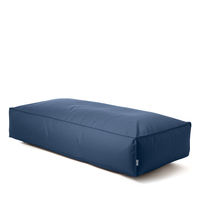 Pouf Lettino Isola Avalon per esterno in tessuto poliestere Samba con sacca interna sfoderabile Dim: 200xH50 cm