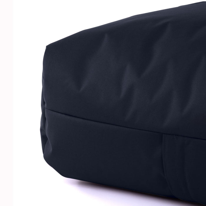 Pouf morbido Grande Quadrato Gaia in tessuto Samba per esterno dim 80x80x30 cm