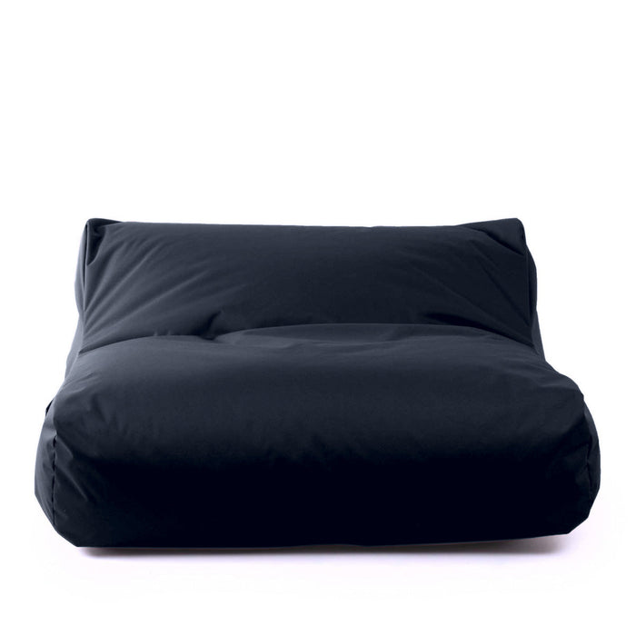 Pouf poltrona matrimoniale doppia XL Gaia in tessuto Samba per esterno Dim: 125x120 cm