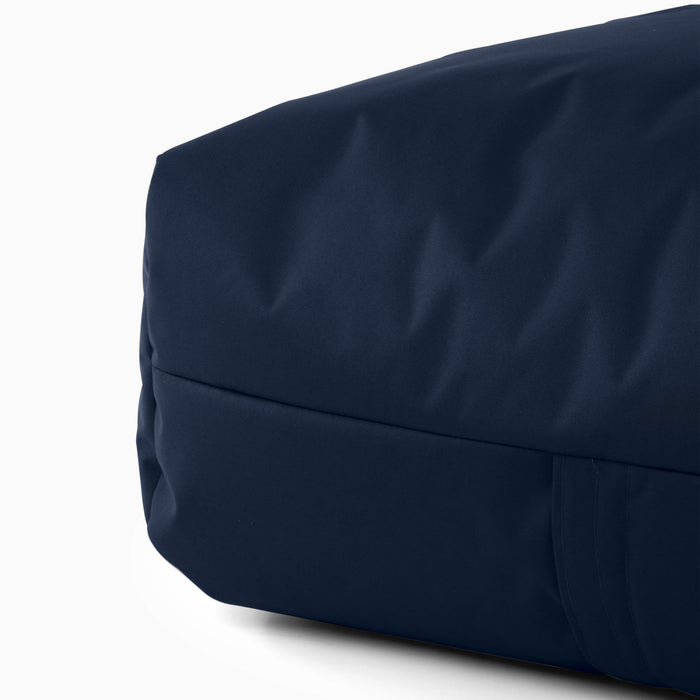 Pouf morbido Grande Quadrato Gaia in tessuto Jive per interno dim 80x80x30 cm