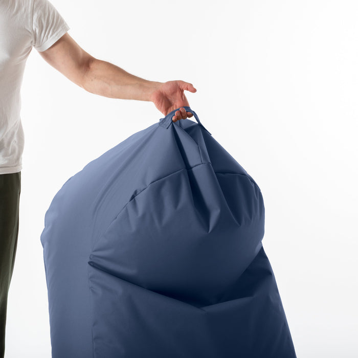 Pouf poltrona Arko Avalon in tessuto poliestere Jive Per Interno, Sfoderabile con Sacca Interna,  Dim. 80x100 cm