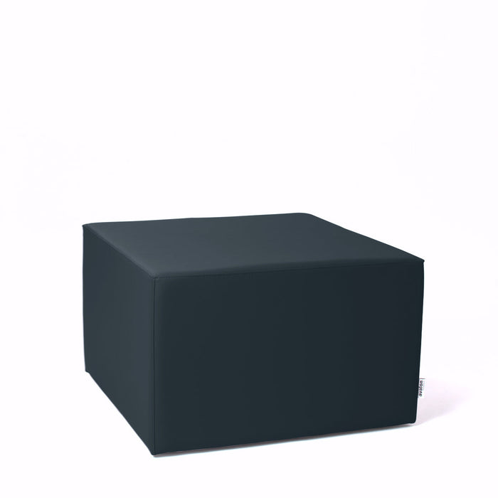 Avalon Pouf Rigido Cubo Similpelle Mamba TrendyClasse 1-IM Ignifugo per Interno ed Esterno. Dim: Larg. 70 cm X Prof. 70 cm X Alt. 43 cm