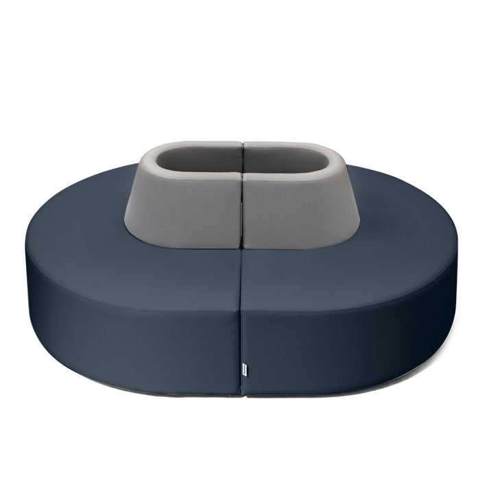 Pouf Magnetica Avalon in Ecopelle Mamba Trendy Classe 1-IM Ignifugo per Interno ed Esterno. Dim: Larg. 150 cm X Prof. 100 X H70 cm