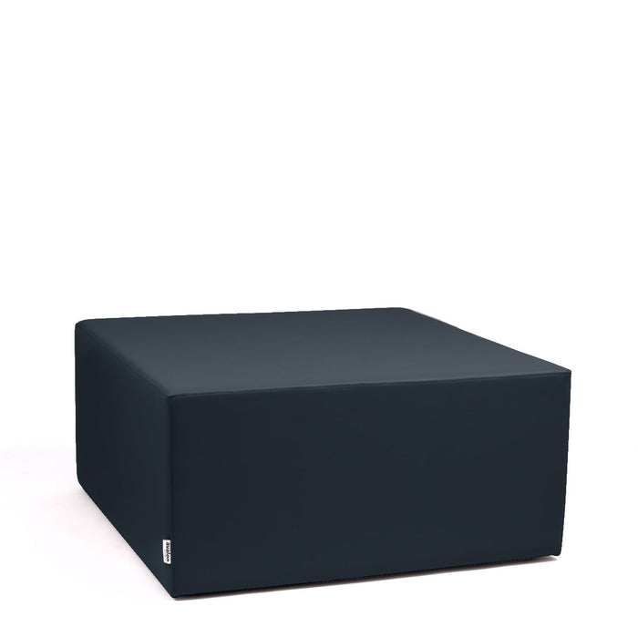Avalon Tavolino Pouf Cubo rigido in Similpelle Mamba Trendy Classe 1-IM Ignifugo per Interno ed Esterno. Dim: Larg 90cm X Prof 90cm X Alt 40 Cm