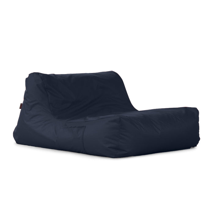 Pouf Poltrona Doppia Gaia in tessuto Samba per esterno dim 100x120 cm