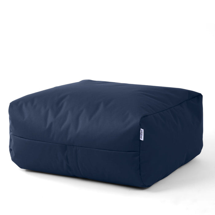 Pouf morbido Grande Quadrato Gaia in tessuto Jive per interno dim 80x80x30 cm