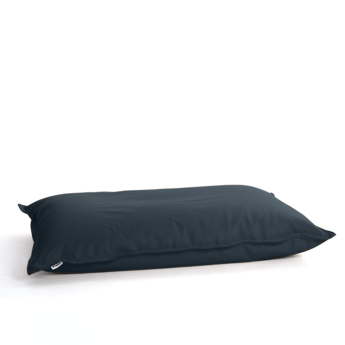 Pouf Poltrona Cuscino Thin medio in finta pelle antimacchia Mamba per esterno dim.90x135 cm