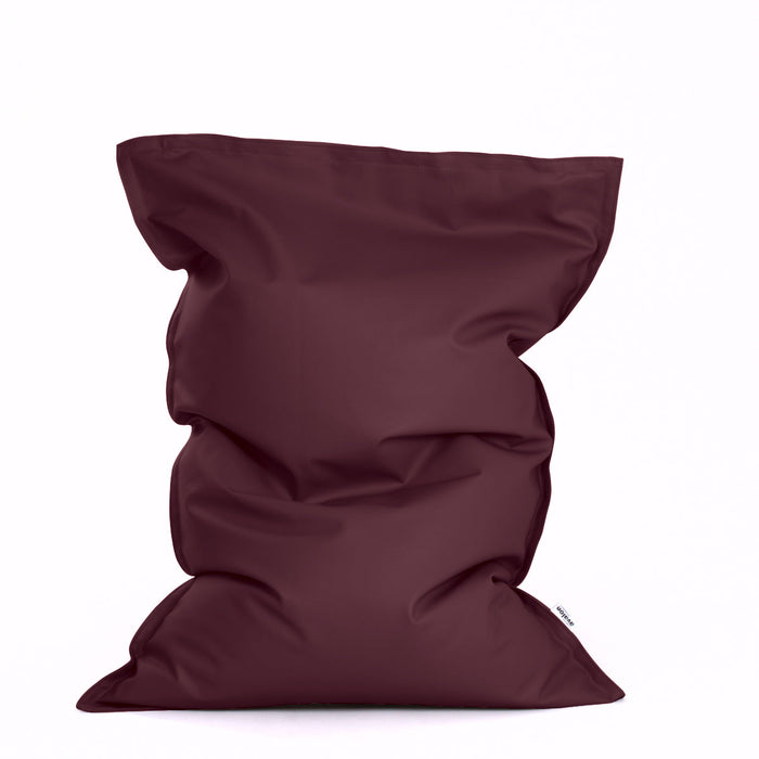 Pouf Poltrona Cuscino Thin medio in finta pelle antimacchia jazz per interno dim.90x135 cm