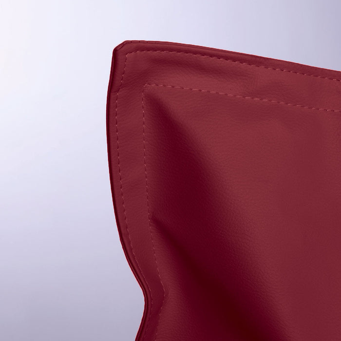 Pouf Poltrona Cuscino Thin medio in finta pelle antimacchia Mamba per esterno dim.90x135 cm